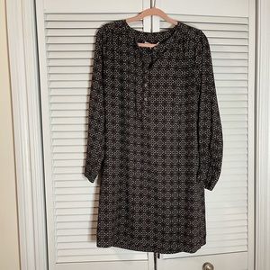 Loft gray shirt dress